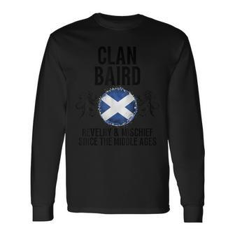 Baird Clan Scottish Family Name Scotland Heraldry Long Sleeve T-Shirt - Seseable