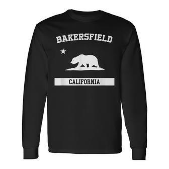 Bakersfield California Bear Bakersfield Long Sleeve T-Shirt - Monsterry UK