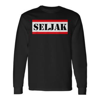 Balkan Jugo Jugoslawien Spruch Seljak Langarmshirts - Geschenkecke