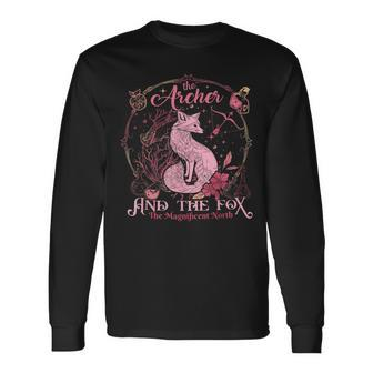 Ballad Of The Archer And The Fox Bookish Apparel Book Lover Long Sleeve T-Shirt - Monsterry DE