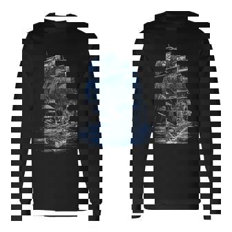 Barco Pirata Piratas Del Caribe Aventura Camiseta de manga larga - Regaloses