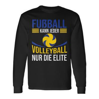 Beach Volleyball Player I Volleyballer Langarmshirts - Seseable