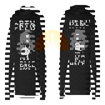 Beagle Costume Adult Beagle Long Sleeve T-Shirt | Mazezy