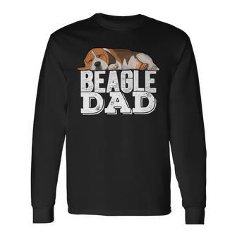Beagle Dad Beagle Dog Lover Long Sleeve T-Shirt - Monsterry DE