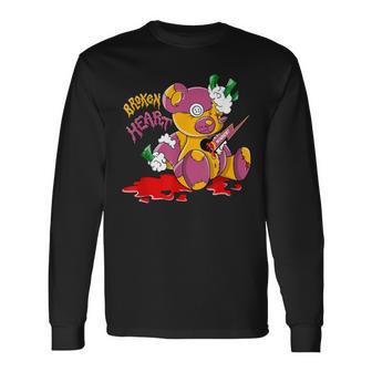 Bear Broken Heart Retro High Og Brotherhood 1S Matching Long Sleeve T-Shirt - Monsterry DE