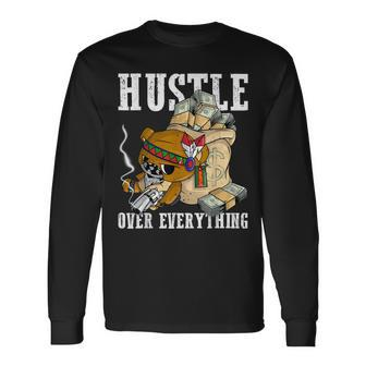 Bear Hustle Spirit Native American Edition Long Sleeve T-Shirt - Monsterry DE