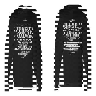Bebo Cerveza Y Como Jamon A Domicilio Servicio Garantizado Camiseta de manga larga - Regaloses