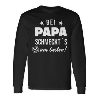 Bei Papa Schmeckts Best Chef Dad Langarmshirts - Geschenkecke