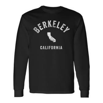 Berkeley California Ca Vintage 70S Athletic Sports Long Sleeve T-Shirt - Monsterry AU