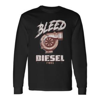 Beschnitt Diesel Fuel Diesel Power Roll Charcoal Langarmshirts - Geschenkecke