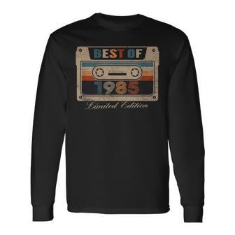 Best Of 1985 Birthday Cassette Retro Langarmshirts - Geschenkecke