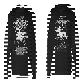 The Best Grandpas Have Granddaughters Who Ride Horses Lover Long Sleeve T-Shirt | Mazezy