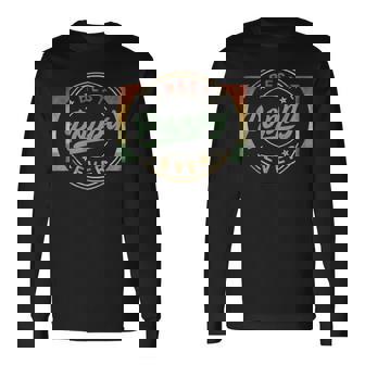 Best Poppy Ever Emblem Father's Day Poppy Grandpa Long Sleeve T-Shirt - Seseable