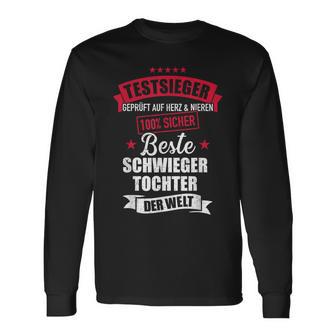 Beste Schwiegertochter Der Welt Beste Schwieger Langarmshirts - Seseable