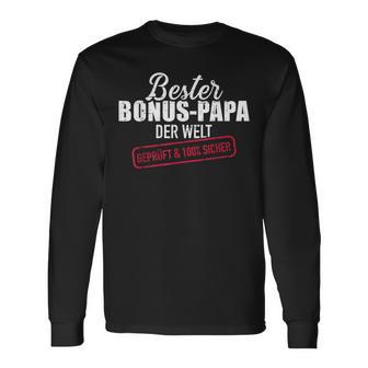 Bester Bonus Papa Der Welt Langarmshirts - Geschenkecke