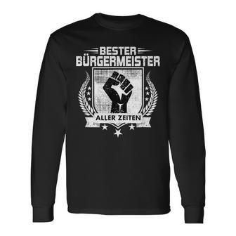 Bester Bürgermeister Aller Zeiten Langarmshirts - Geschenkecke