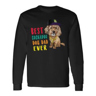 Bester Cockapoo Hund Papa Aller Zeitenatertag Lustiger Kapuzenjacke Langarmshirts - Geschenkecke