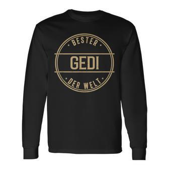 Bester Gedi Der Welt Name Langarmshirts - Seseable