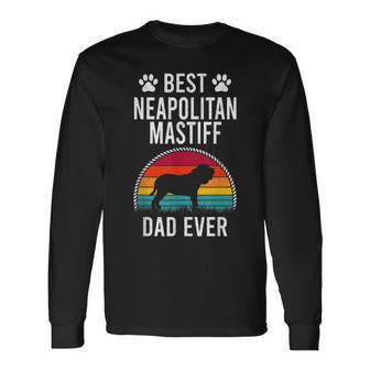 Bester Neapolitanischer Mastiff Papa Aller Zeiten Hundeliebhaber Langarmshirts - Geschenkecke