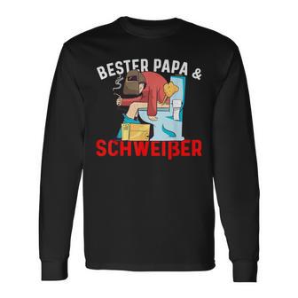 Bester Papa & Schweißer Langarmshirts - Geschenkecke