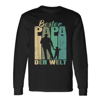 Bester Papa Der Welt 1 Child Husband Papa Langarmshirts - Geschenkecke