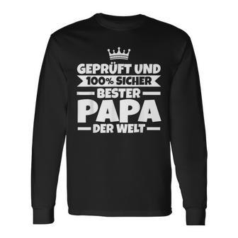 With Bester Papa Der Welt Langarmshirts - Geschenkecke