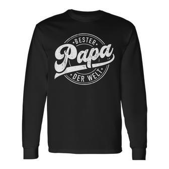 Bester Papa Der Welt Fürater Zumatertag Oder Geburtstag Langarmshirts - Geschenkecke