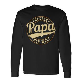 Bester Papa Der Weltatertag Geschenk Langarmshirts - Geschenkecke