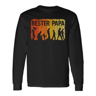 Bester Papa Mit Kind S Langarmshirts - Geschenkecke