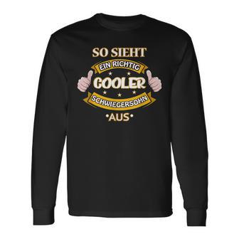 Bester Schwiegersohn Traum Besten Slogan Langarmshirts - Seseable