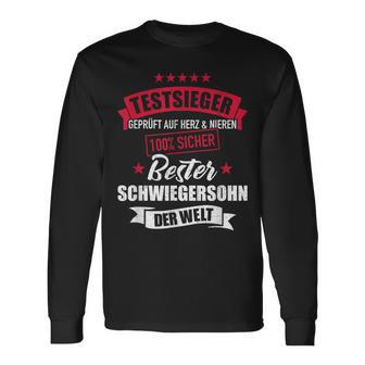 Bester Schwiegersonhn Der Welt Langarmshirts - Seseable