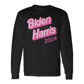 Biden Harris 2024 Joe Kamala President Long Sleeve T-Shirt - Monsterry UK