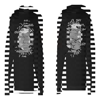 Bien Essayé Schrodinger Physique Quantique Chat Schrodinger T-shirt à manches longues - Cadeauxyz