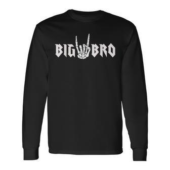 Big Bro Of The Bad Two The Bone Birthday 2 Year Old Birthday Long Sleeve T-Shirt - Monsterry DE