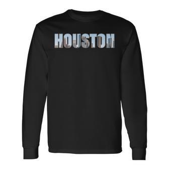 Big Heart Of H-Town Houston Texas Long Sleeve T-Shirt - Monsterry AU