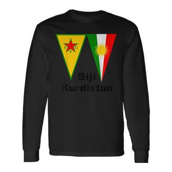 Biji Kurdistan Newroz Kurdistan Ypg Langarmshirts - Geschenkecke