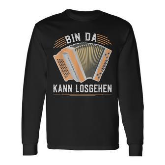 Bin Da Kann Losgehen Steirian Harmonica Squeeze Langarmshirts - Geschenkecke