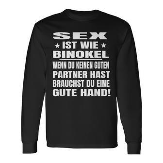 Binokel Card Game Binocular Player Benoggel Schwabe Benogl Langarmshirts - Seseable