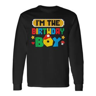Im The Birthday Boy Game Gaming Family Matching Long Sleeve T-Shirt - Seseable