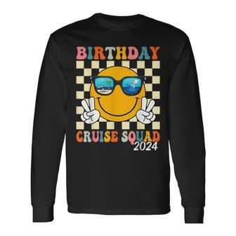 Birthday Cruise Squad 2024 Birthday Cruise Family Matching Long Sleeve T-Shirt - Seseable