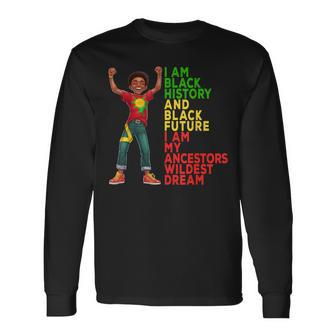 Black History Month Junenth Independence Day Kid Boy Long Sleeve T-Shirt - Monsterry AU