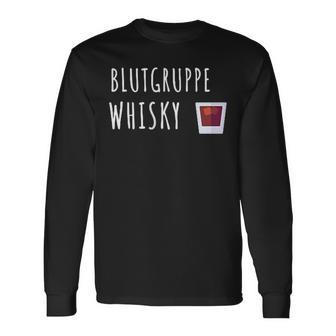 Blutrupp Whisky Scotch Whisky Drinker Langarmshirts - Seseable