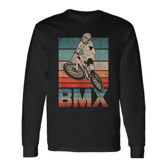 Bmx Vintage Bike Fans Boys Youth Bike Bmx Long Sleeve T-Shirt - Monsterry CA