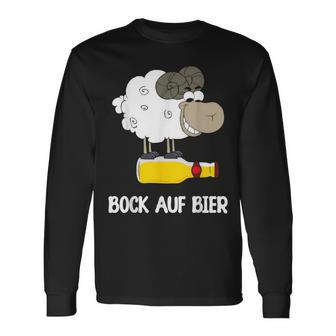 Bock Auf Bier Biertrinker Alkohol Bier Saufen Langarmshirts - Seseable