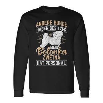 Bolonka Hat Personal Dog Pet Bolonka Zwetna Langarmshirts - Seseable