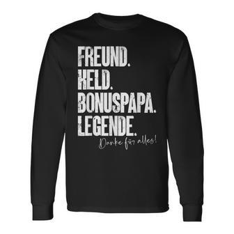 Bonuspapa Bester Step Papa Stepdad Bonus Papa S Langarmshirts - Geschenkecke