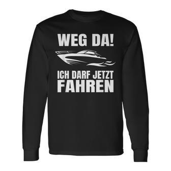 Bootsführerschein Bestanden Weg Da Captain Langarmshirts - Geschenkecke