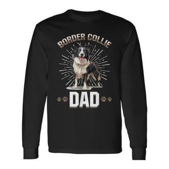 Border Collie Hund – Border Collie Dad Langarmshirts - Seseable