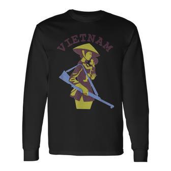 Born In Vietnam Pride Vietnamese I Love Vietnam Long Sleeve T-Shirt - Monsterry UK