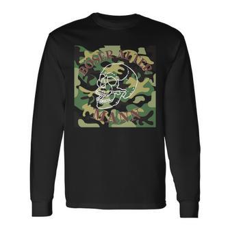 Böser Alter Mann Opa Papa Totenkopf Skullintage Biker Langarmshirts - Geschenkecke